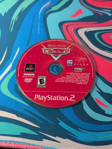 Cars Disney Pixar Black Label PS2 Sony PlayStation 2 Disc Only