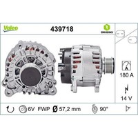 1X Generator Valeo 439718 Passend FüR Audi Seat Skoda VW