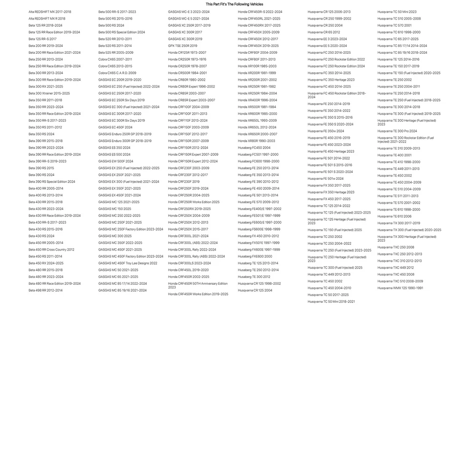 Cerradura llanta moto Tusk 1,40/1,60" para Kawasaki KLX140 2008-2009,2011-2020 Foto 4 de 4