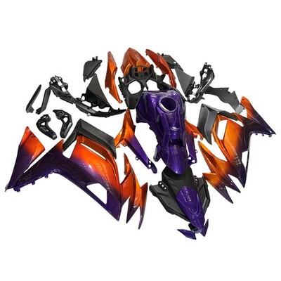 Orange Purple Bodywork for Kawasaki Ninja 650 ER-6F 2020 21 22 2023 Fairing Kit