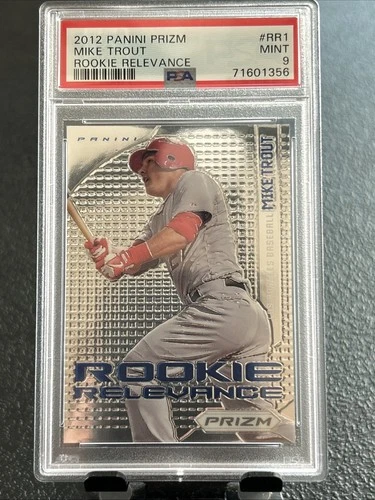 2012 Panini Prizm Rookie Relevance Mike Trout #RR1 Mint PSA 9
