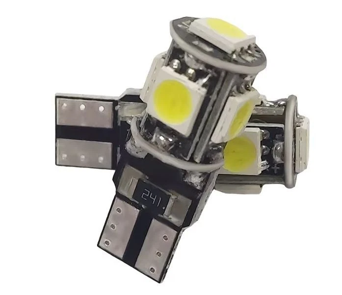T10 LED Bulbs 501 5 SMD Error Free Canbus Side Light Bulb Car W5W Side Light - Image 3 of 4