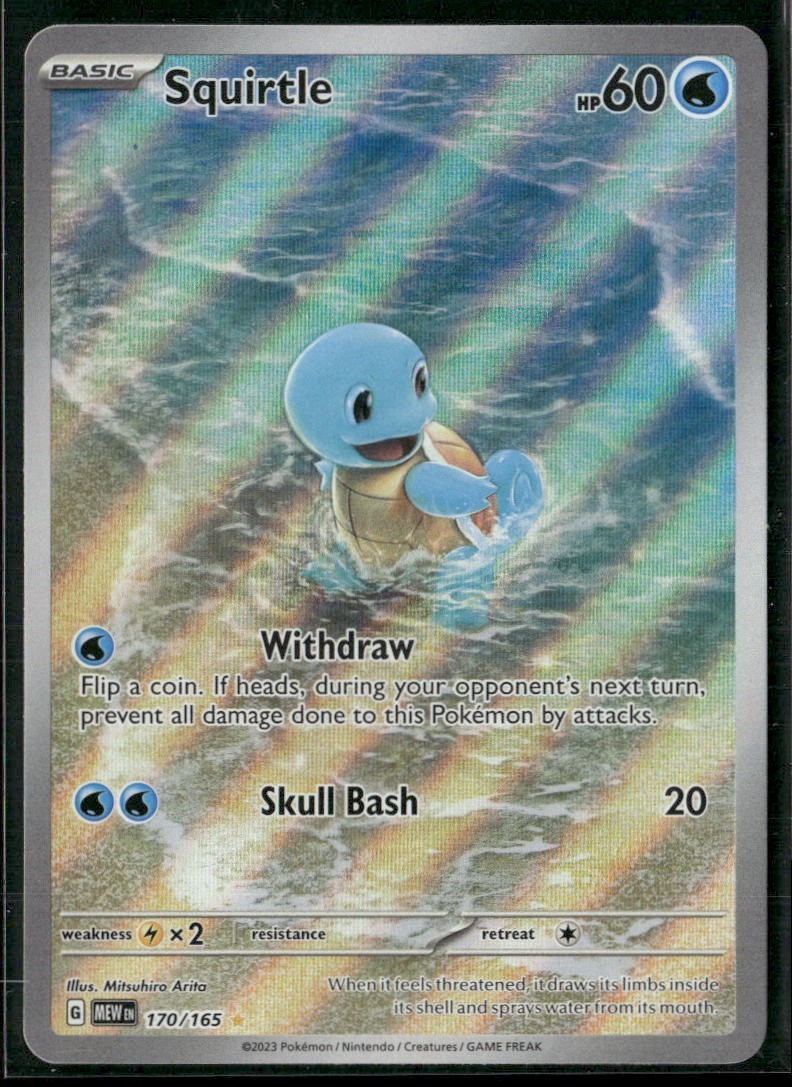 Squirtle 170/165 Sv: Scarlet & Violet 151 Holo-Near Mint