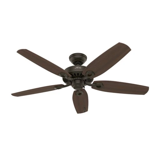 Hunter Fans - Builder 52 Inch Ceiling Fan with LED Light Kit and Pull Chain-Snow - Picture 4 of 4