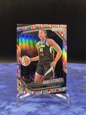 2025 Panini Prizm WNBA #58 Kiah Stokes WNBA Logo Prizms