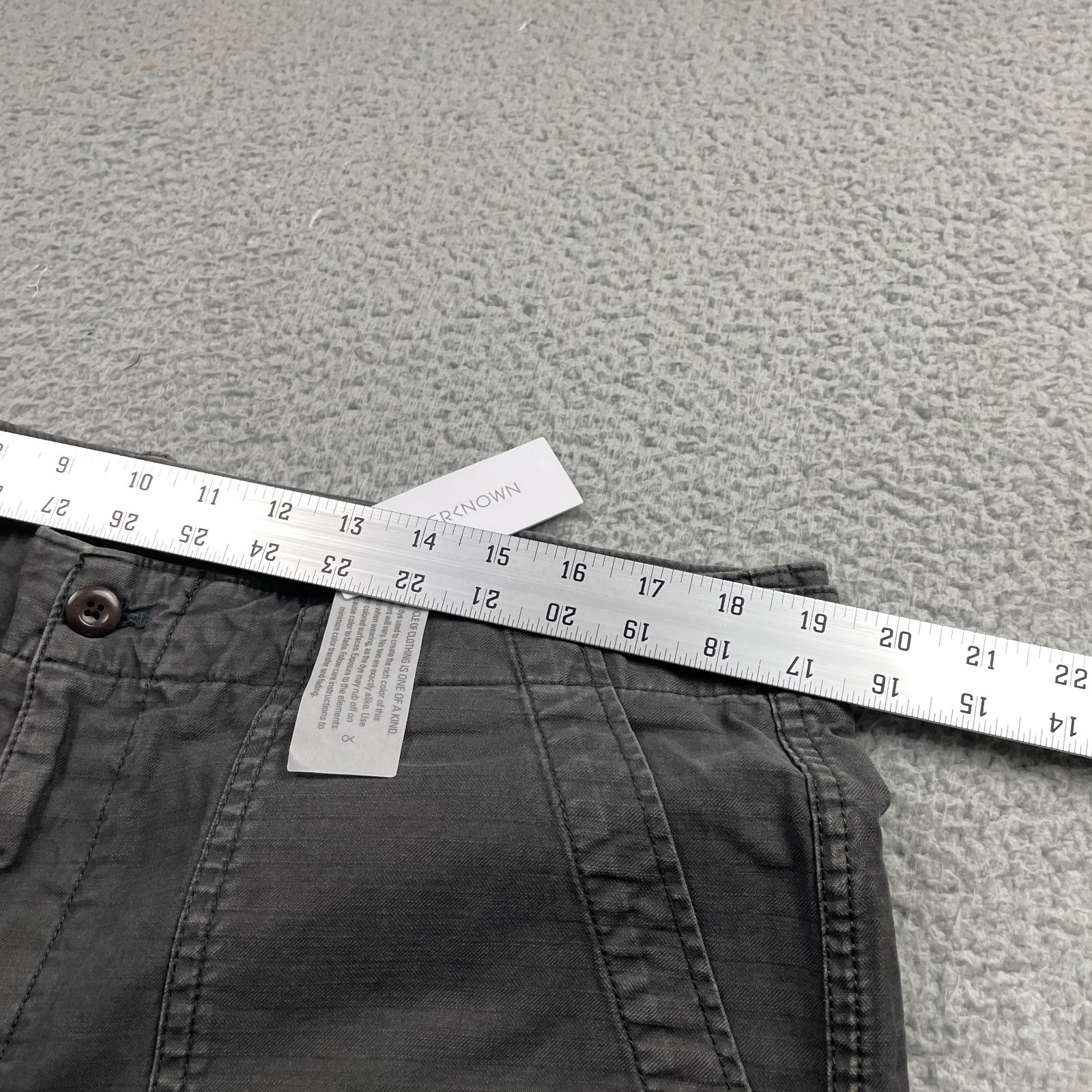 Outerknown The Utilitarian Pants Mens 38x32 Gray Flat Front NWT NEW 168$