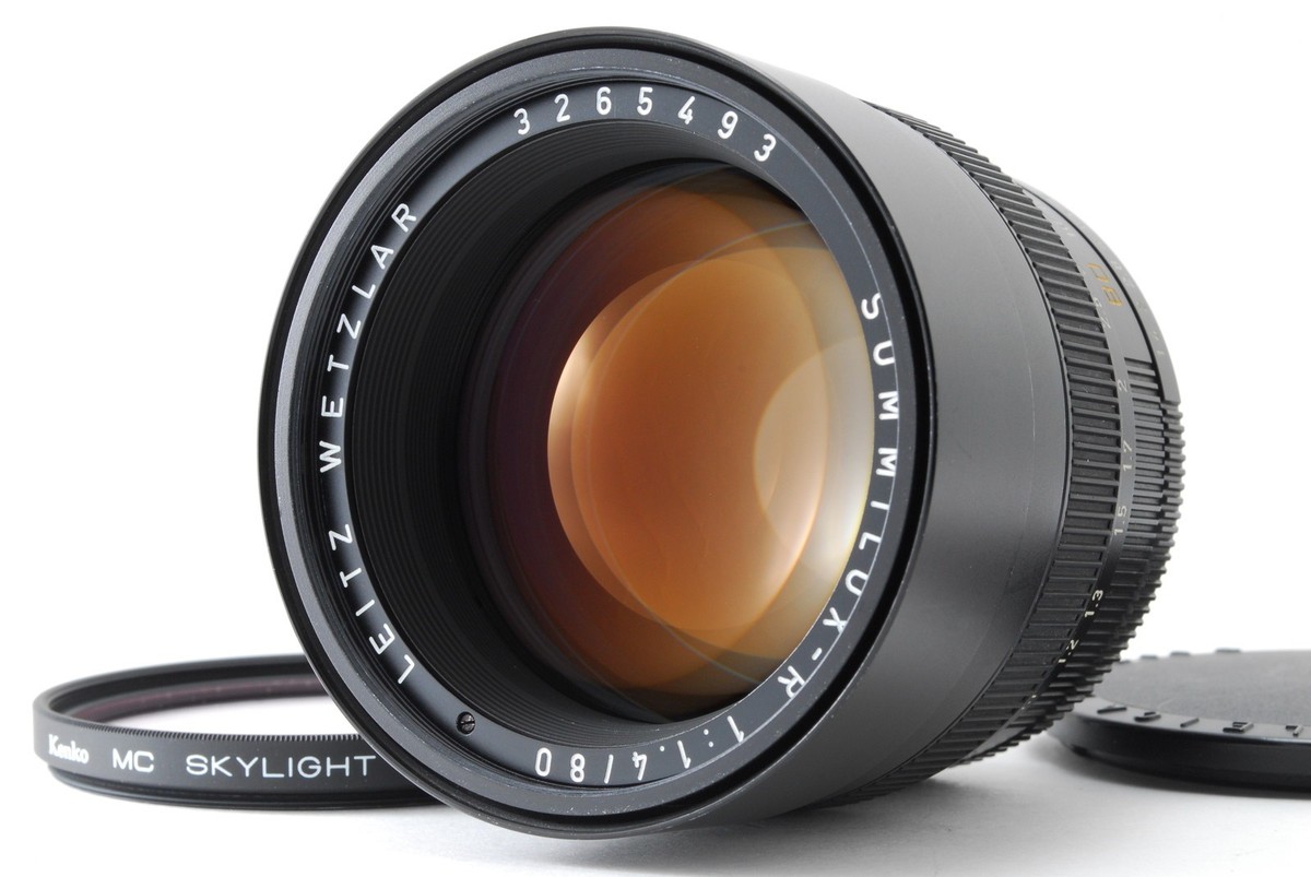 sale★極上美品★Leica SUMMILUX-R 80mm/1.4 3cam MINT] Leica Summilux R 80mm f/1.4 3 CAM Portrait MF Lens
