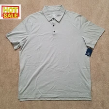 NEW Men's Shirt Size XL 46-48  Short Sleeve Gray NEW WITH TAG LQQK