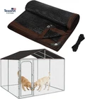 95% High Density Dog Kennel Shade Cover- 10 X 10Ft Upgrade Mesh Shade Panel with