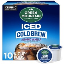 Green Mountain Coffee Roasters, Almond Vanilla Iced Cold Brew K-Cup Coffee Pods
