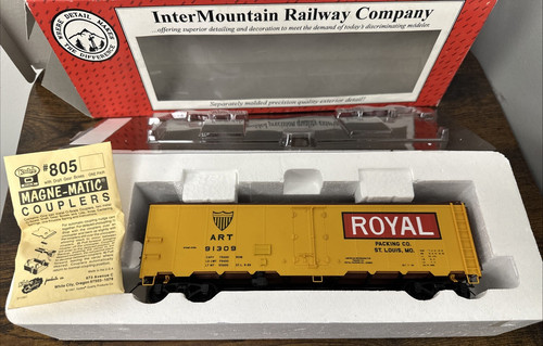 Intermountain Ry. Refrigerador de hielo con lados de acero Co. O Scale #25313S-01 ART/ROYAL #91309 | Zustand: New