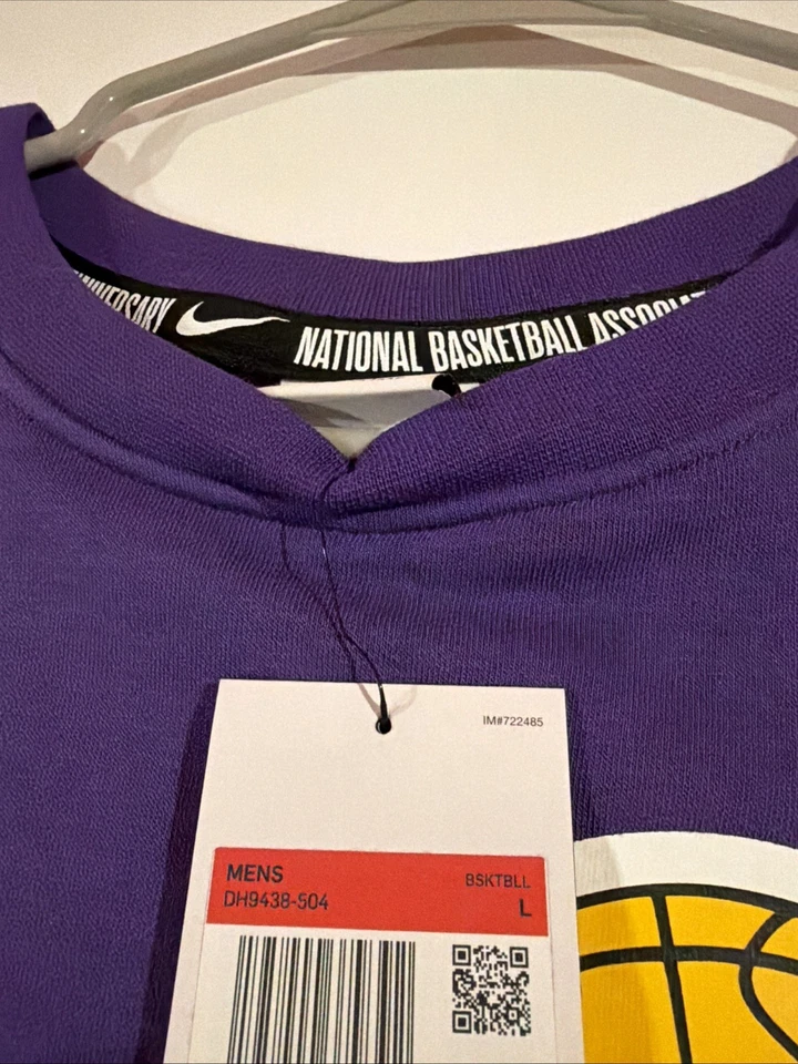 Nike NBA Los Angeles Lakers Polar Courtside Suéter Camisa Talla L NUEVO CON ETIQUETAS DH9438 Para hombres’s Foto 4 de 4