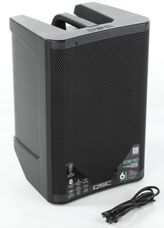 QSC CB10 10 inch Battery Powered PA Speaker Black
