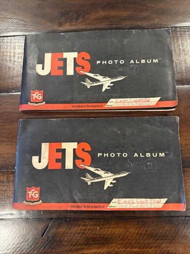 Vintage 1956 Topps TCG JETS Photo Album with 219 Total Cards One Book Complete