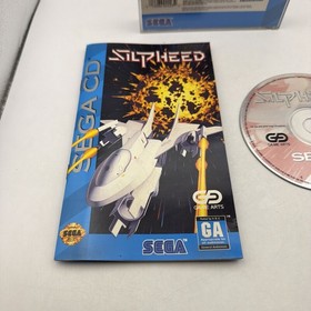 Silpheed (Sega CD, 1993) CIB w/ Reg Card PROFESSIONALLY RESURFACED WORKING