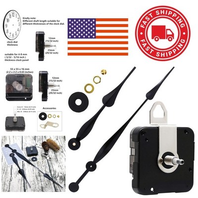 DIY Clock Supplies High Torque Movement with 12 Inch Hands for Large Clocks