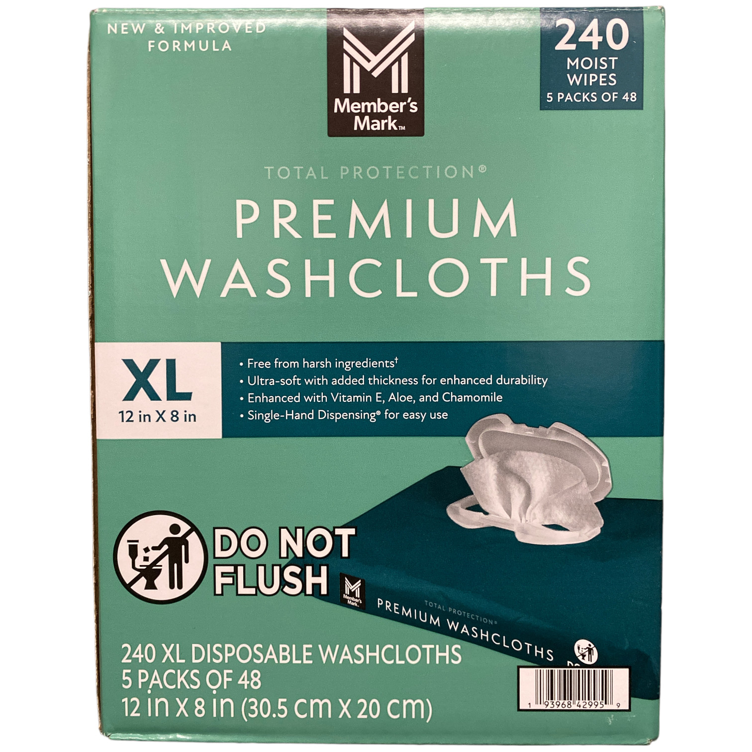 Участники отмечают одноразовые салфетки премиум-класса Total Protection 12x8 240 карат 6690₽