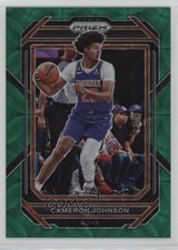 2022-23 Panini Prizm Choice Green Prizm 2/8 Cameron Johnson #126 v7j