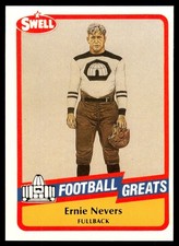 1989 SWELL GREATS ERNIE NEVERS CHICAGO CARDINALS #16