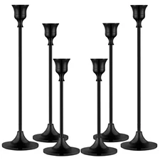 Metal Candle Holders for Candlesticks Taper Candlestick Holders Set Vintage D...