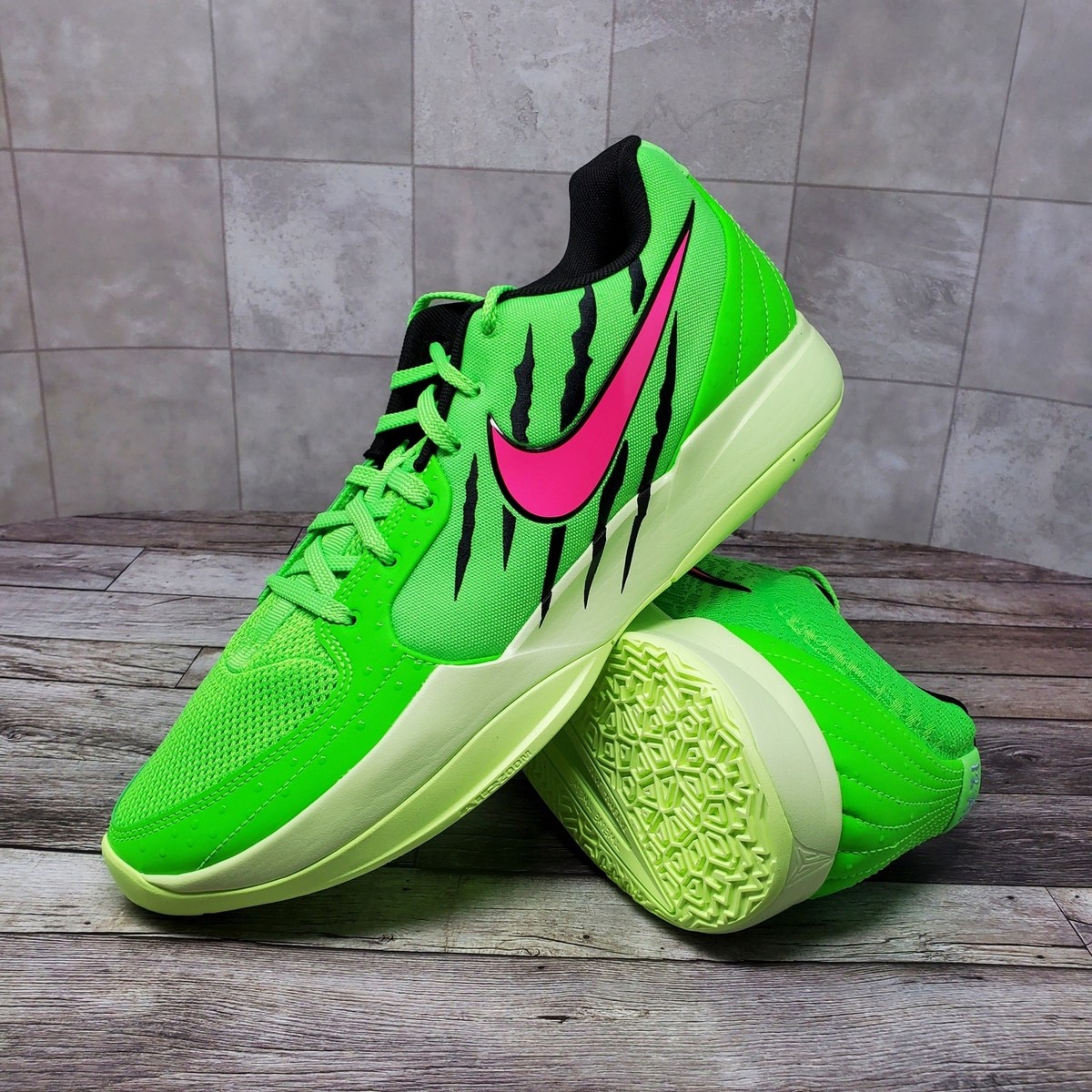 Nike Ja 2 NRG NY Scratch Green Men's Size 14 Basketball Shoes