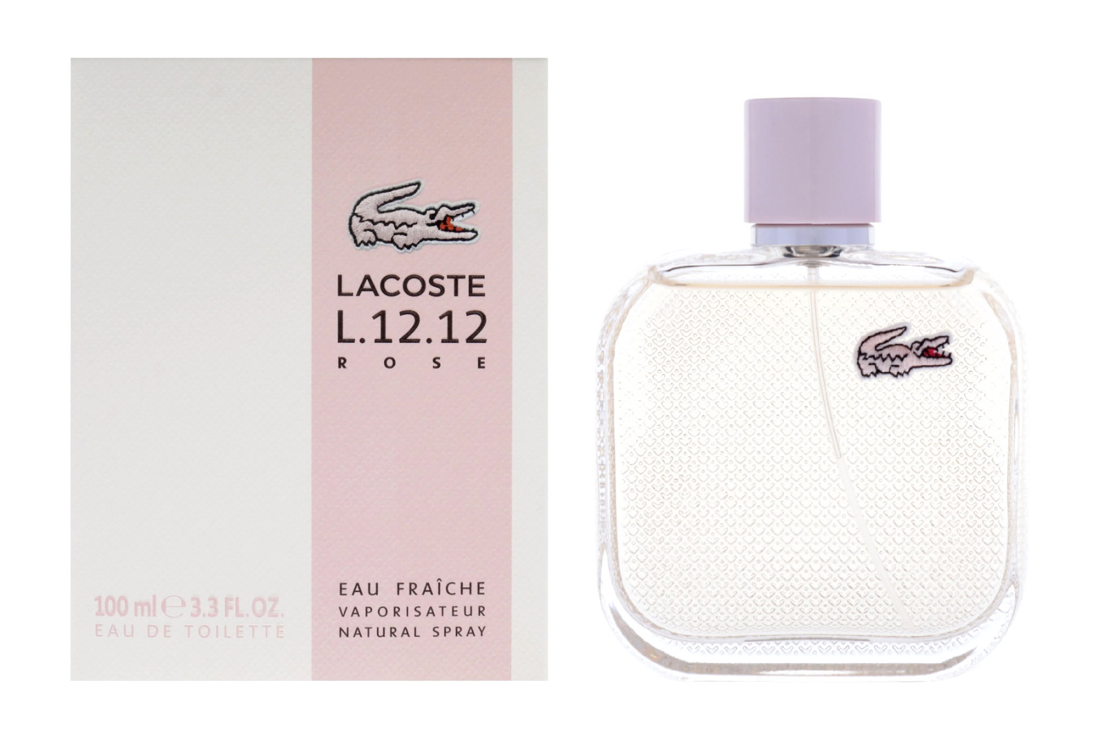Lacoste L1212 Rose Eau Fraiche for Women 33 oz Eau de Toilette Spray 10090₽