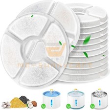 12x Pet Water Fountain Replacement Filters for Catit Cat Dog Drinking Flower