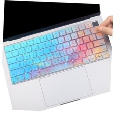 Keyboard Cover Skin for 2026-2023 MacBook Air 13" 15" M5 M4 M3 M2, Colorful