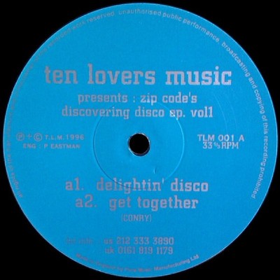 Zip Code - Discovering Disco Ep Vol 1 (12'', EP)