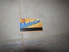 Tarjeta MetroCard MTA de colección diseño amarillo/azul caducidad 30/11/04 M0348