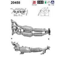 Katalysator FüR Ford C-MAX II Focus III Stufenheck Turnier Grand Van