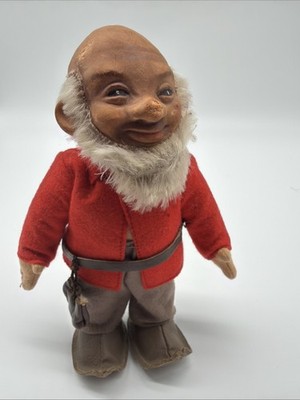 VTG Original Steiff Pucki Gnome Dwarf Elf #7183 Stuffed Figure Doll Toy