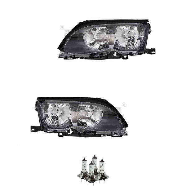 Scheinwerfer Set Titanium H7/H7 FüR BMW 3Er Touring E46 Inkl. Osram Lampen-image