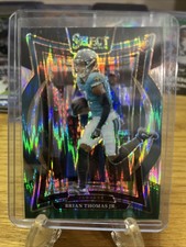 2024 Panini Select - Concourse Brian Thomas Jr. #91 Black & Green Shock Rookie
