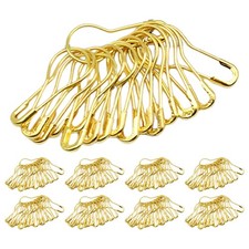 1000 Pcs Safety Pin Blanket Pins Accessories Golden Bulb Pin/