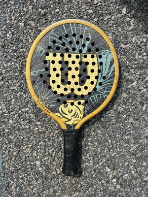 WILSON GILL JR KIDS PLATFORM TENNIS PADDLE YOUTH 335 GRAMS 4'' LOW DENSITY