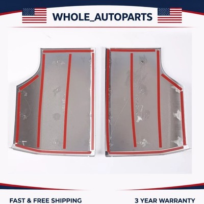 Silver Chrome Rear Bumper Side Panel Cover Trim Cover Fit for Tundra 2022-2023