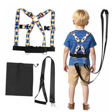 Walking Safety Harness for Older Kids 3  12 Years, Adjustable Leash Vest for
