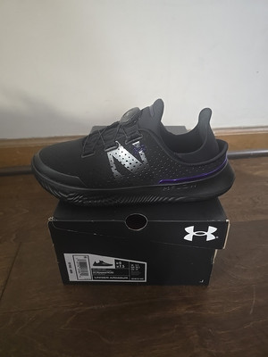 Under Armour SlipSpeed NCAA Northwestern Black Purple W 7.5 M 6 UA 3028719-500