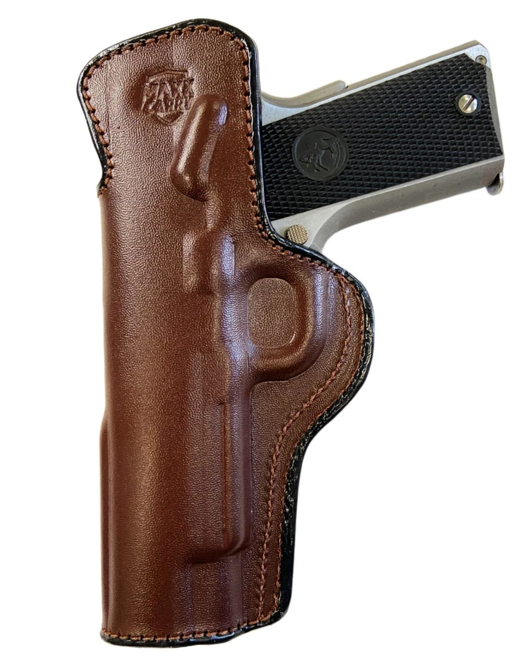 Para-Ordnance TAC-Four 1911 4.25" - IWB Brown Full Grain Leather Gun Holster - Image 4 of 4