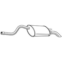 Walker EndschalldäMpfer SchalldäMpfer Hinten FüR Renault Thalia I 1.4