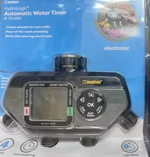 Melnor HydroLogic Automatic Water Timer 4-Outlet Electronic 821145 2804