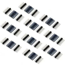 10PCS 4 Channels IIC I2C Logic Level Converter Bi-Directional Shifter Module...
