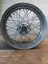 97-24 Harley Davidson Touring Softail Front Wheel Rim Spoked  Wobble Bent 16x3 