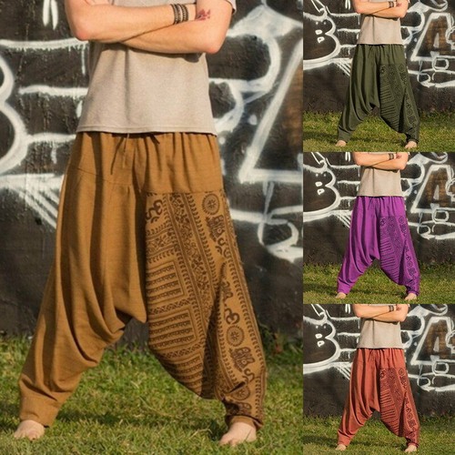Men's Pants Loose Trousers Bloomers 