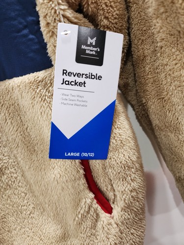 Member's Mark Boy's Regular Fit Full-Zip Fleece Reversible Jacket Small 10/12 - Picture 2 of 5