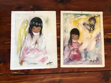 Ted DeGrazia Calendar Prints Native American Art The Little Prayer Bell Of Hope