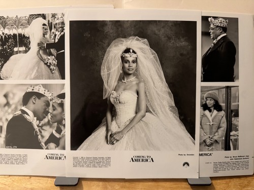 COMING TO AMERICA 1988 Kit stampa film con 5 foto promozionali in bianco e nero - Foto 5 di 5