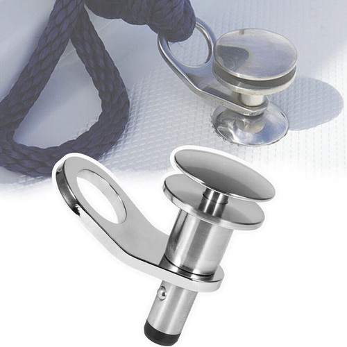 Marine Stainless Steel Mount Cleat Hook 1/2'' Quick Release Boat Fender Holder - Picture 8 of 10
