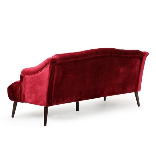 Kayleigh Modern Glam Tufted Velvet 3 Seater Sofa - Picture 36 of 36